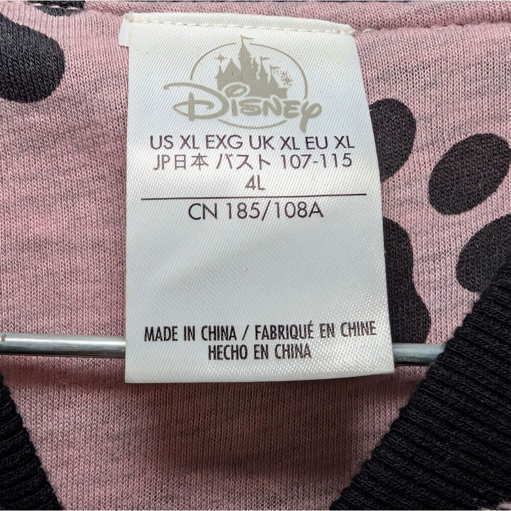 Disney Marie Pink Teddy Bomber Jacket XL Fuzzy Sherpa Kawaii Y2K Cozycore Zip - Picture 5 of 6